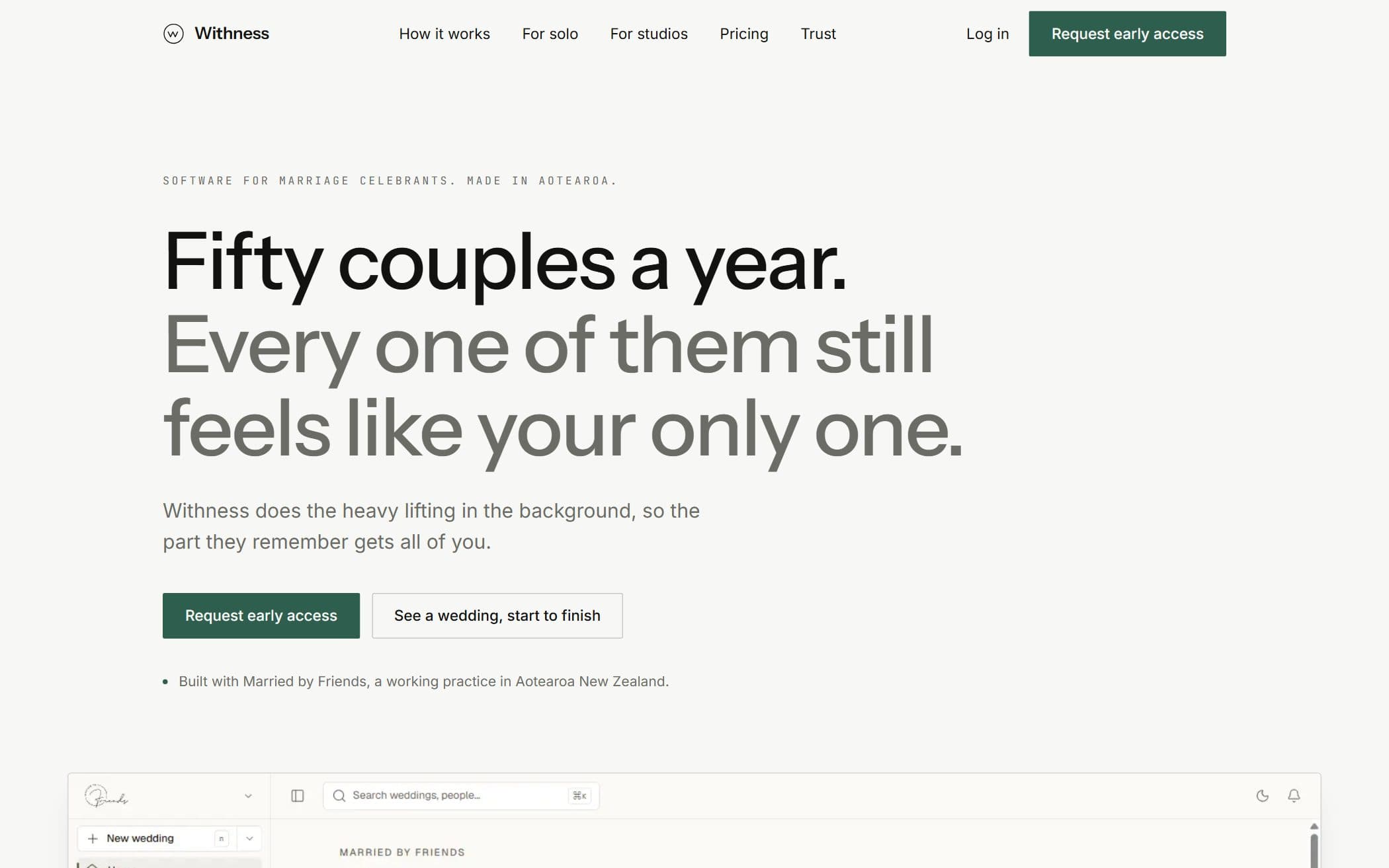 The Withness website